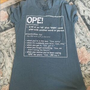 Raygun Ope Definition T-Shirt, Snug Medium